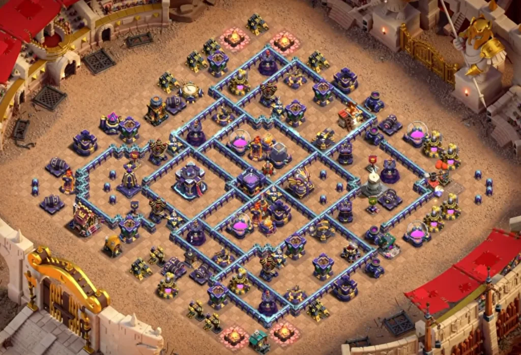 TH15 Ranked Base with Hot Candle — Anti Ground Tight Compartment Grid Clashiversary Crafted Defense Layout (August 2026) + Copy Link