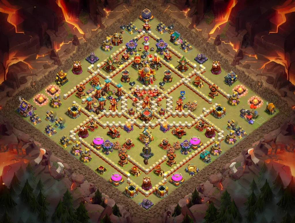 TH16 Diamond Ring Anti-2 Star War Base 2026