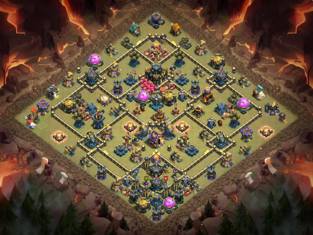 TH17 Diamond ring anti-2 star War base 2026