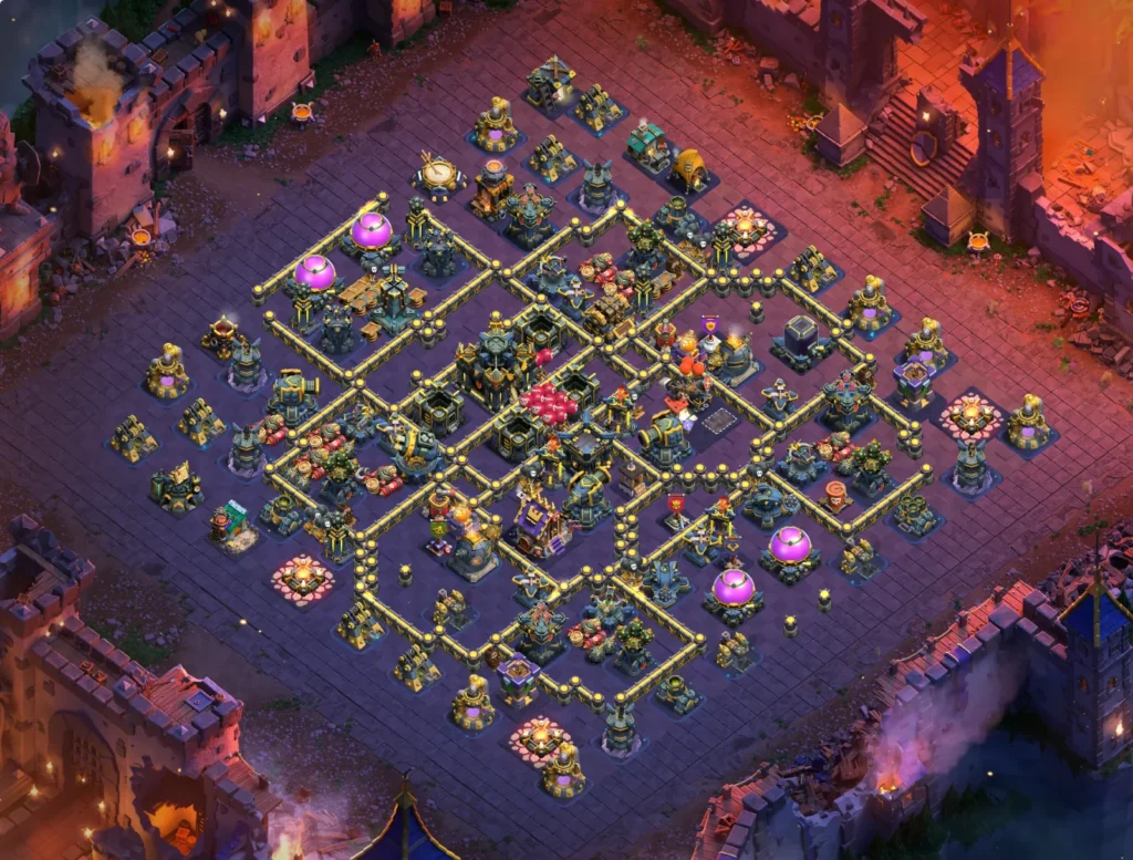 TH17 Ranked Base: Anti-3 Star Box Layout