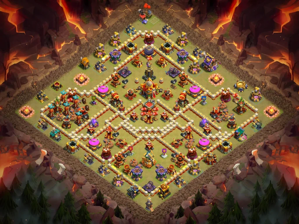 TH16 Diamond Ring Anti-2 Star War Base 2026