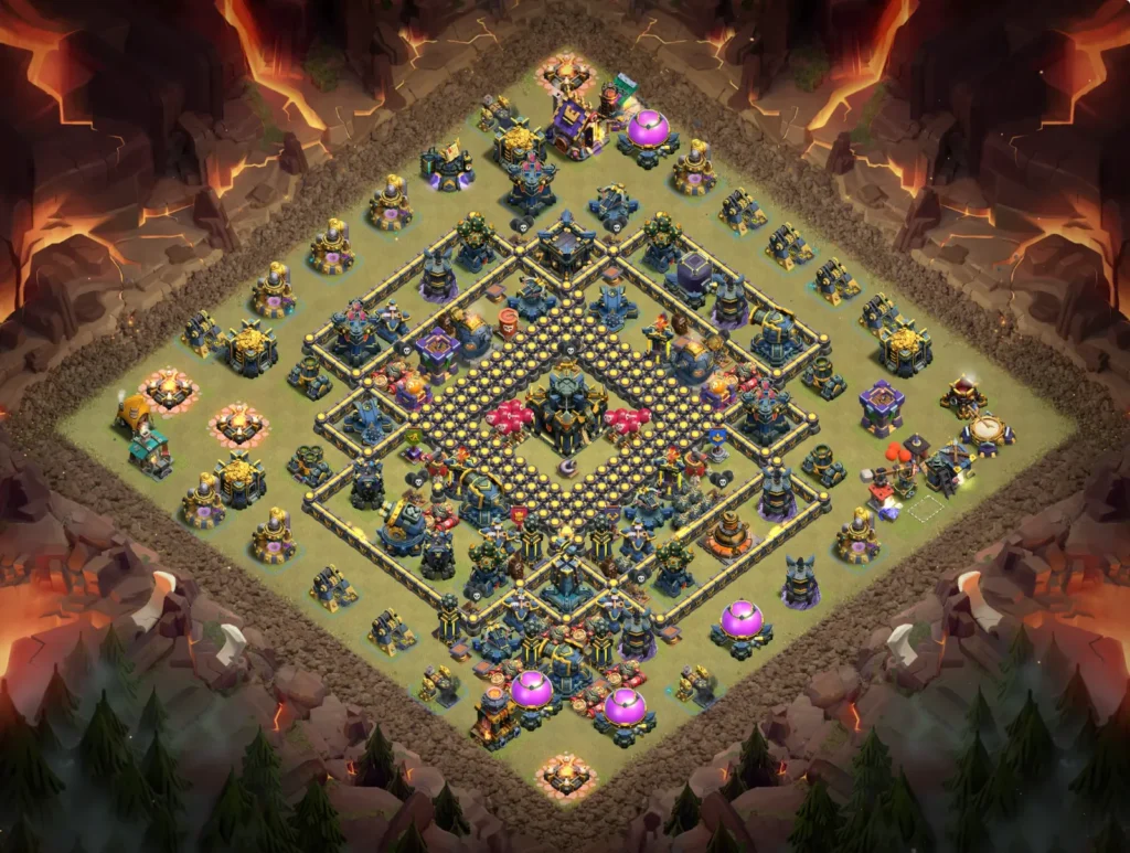 TH17 Square ring anti-2 star War base 2026