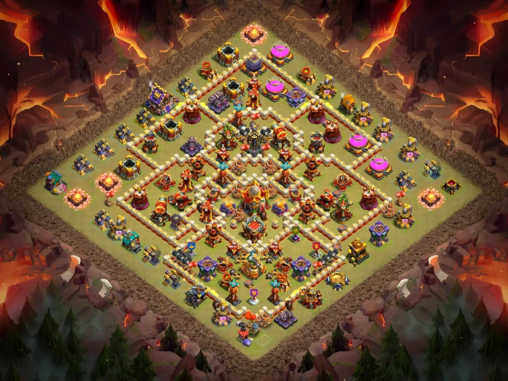 TH16 Diamond Anti-2 Star War Base 2026