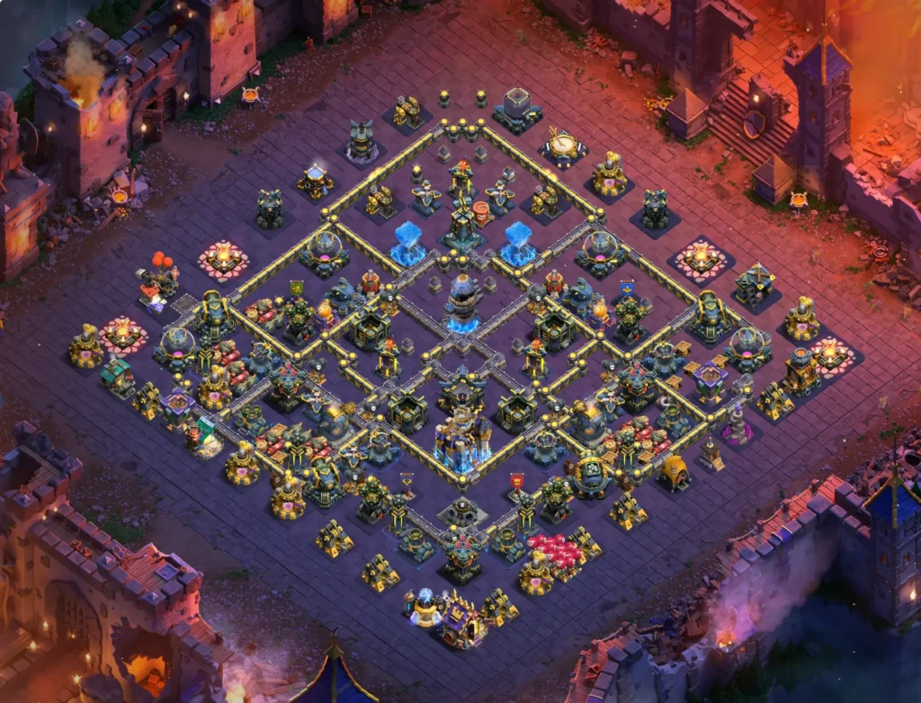TH18 Square ring anti-2 star War base 2026
