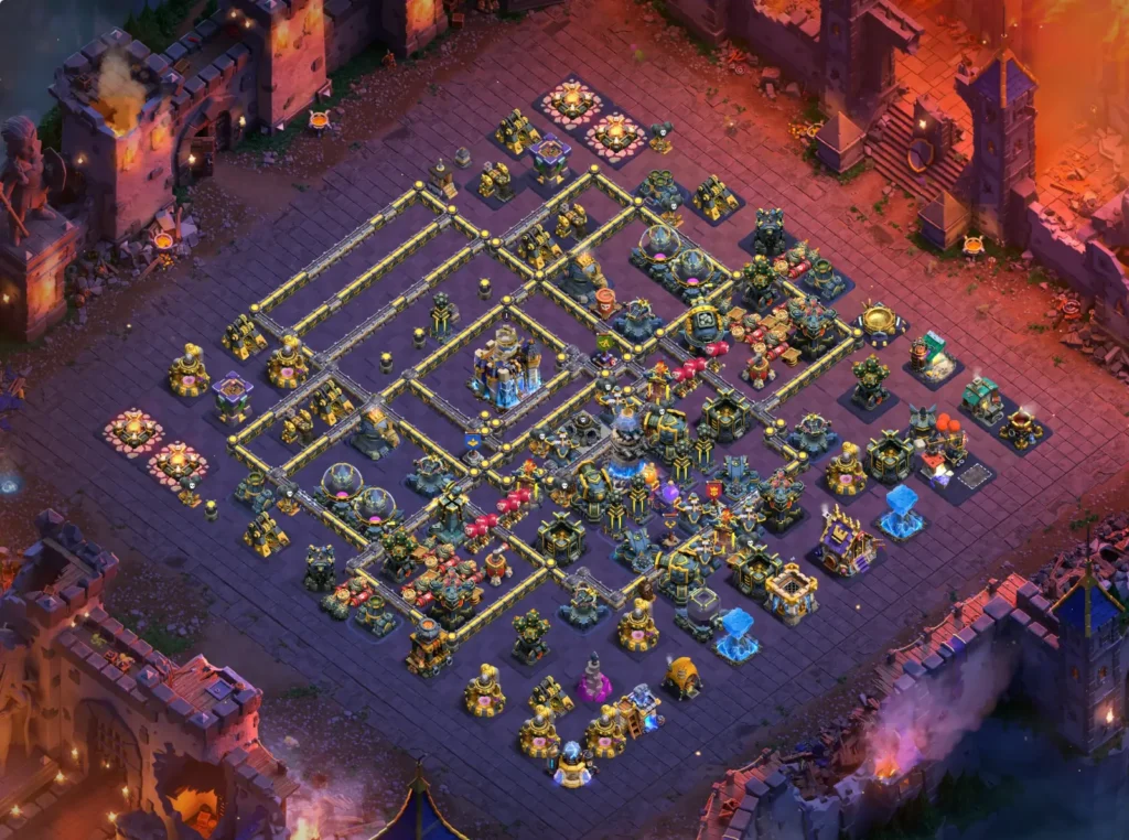 TH18 Asymmetrical anti-3 star War base 2026