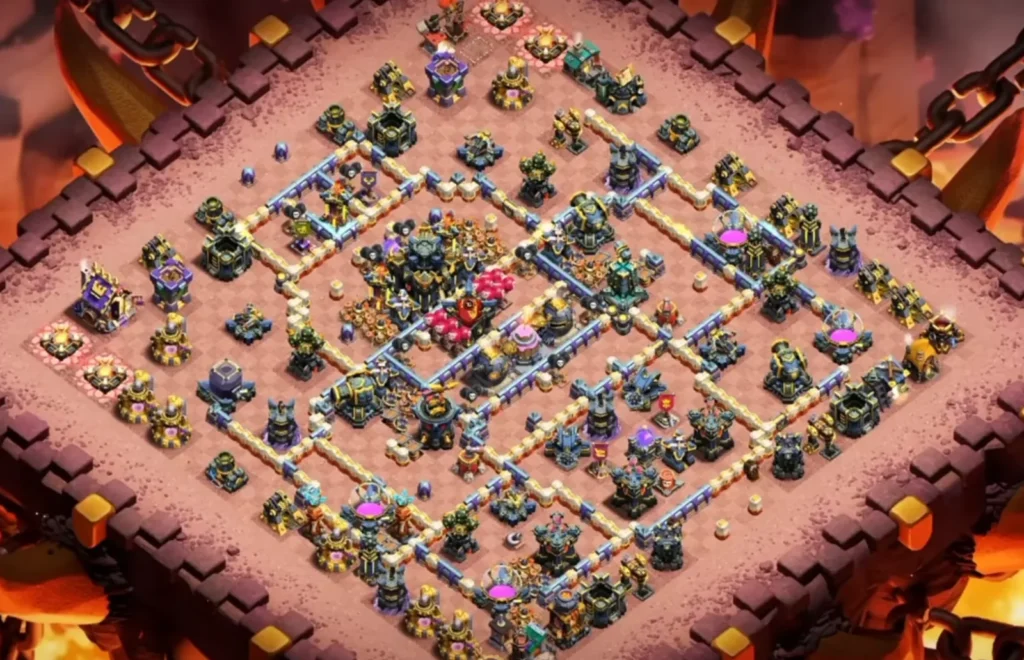 TH17 War Base with Cake-A-Pult — Anti 3 Star CWL Asymmetric Split Compartment Clashiversary Layout (August 2026) + Copy Link