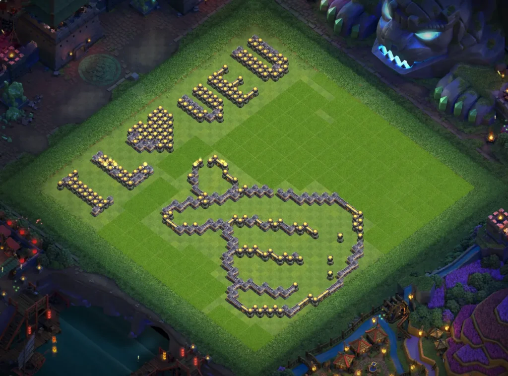 TH18 “I Love U” / Finger heart funny base