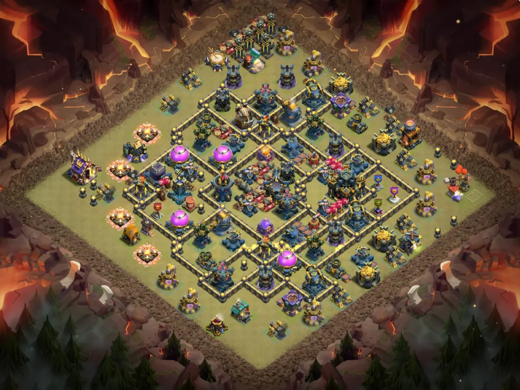 TH17 Asymmetrical anti-3 star War base 2026