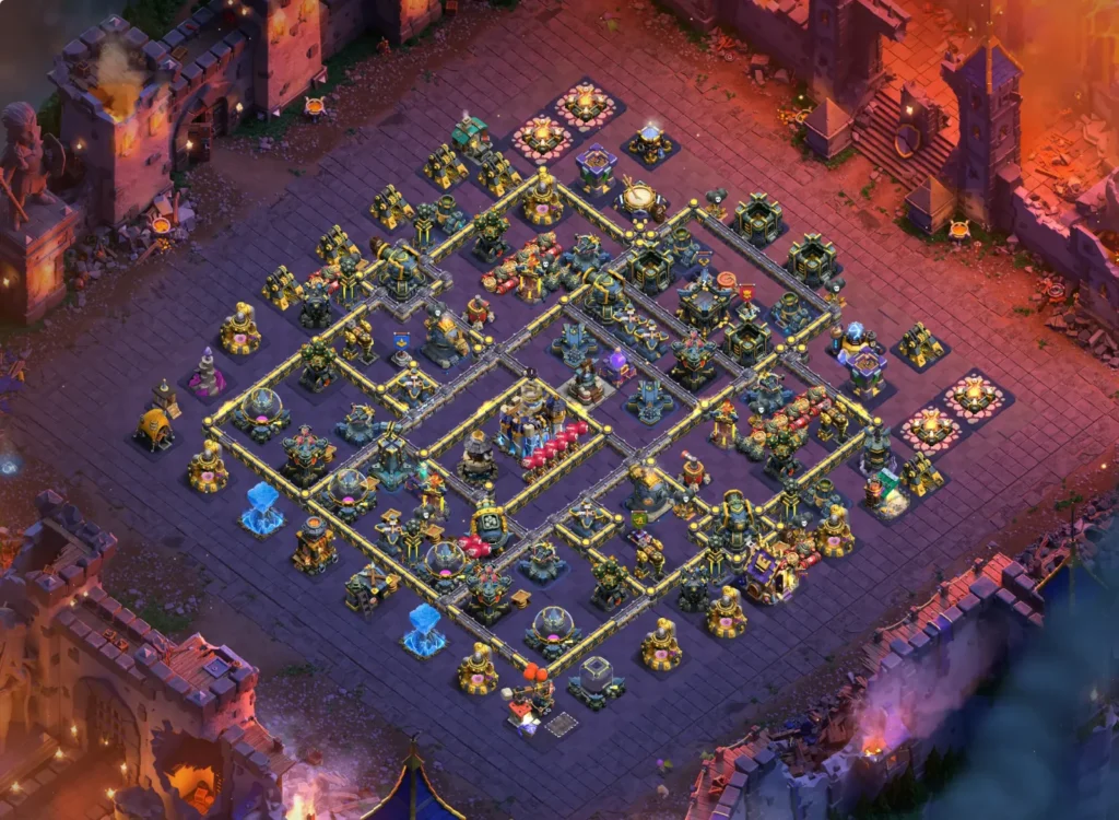TH18 Asymmetrical anti-3 star War base 2026