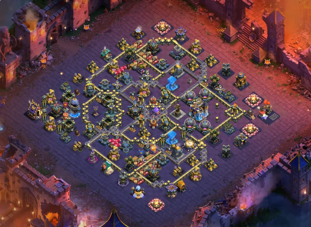 TH18 Asymmetrical anti-3 star War base 2026