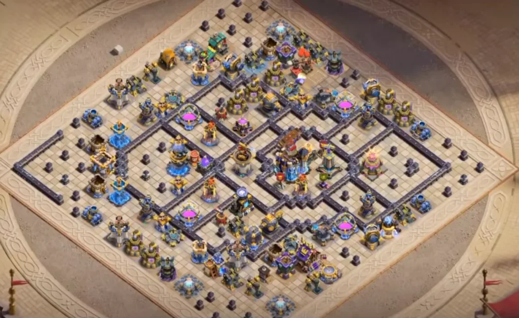 TH18 Ranked Base with Cake-A-Pult — Anti 3 Star Wide Open Compartment Clashiversary Crafted Defense Layout (August 2026) + Copy Link