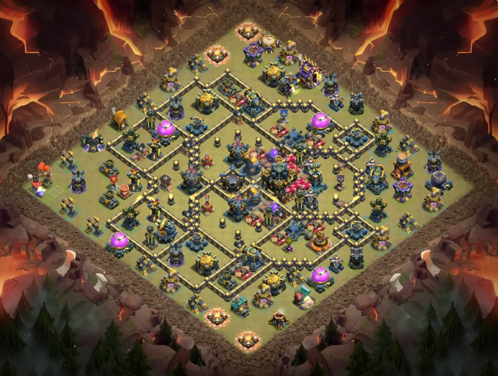 TH17 Asymmetrical anti-3 star War base 2026