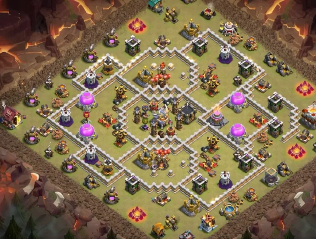 TH11 War Base with Cake-A-Pult — Anti 2 Star CWL Centralized Town Hall Clashiversary Layout (August 2026) + Copy Link