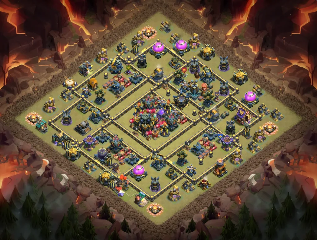TH17 Square ring anti-2 star War base 2026