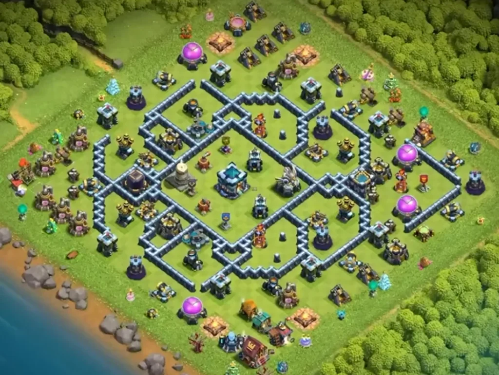 TH13 Ranked Base with Hot Candle — Best Anti 3 Star Clashiversary Crafted Defense Layout (August 2026) + Copy Link