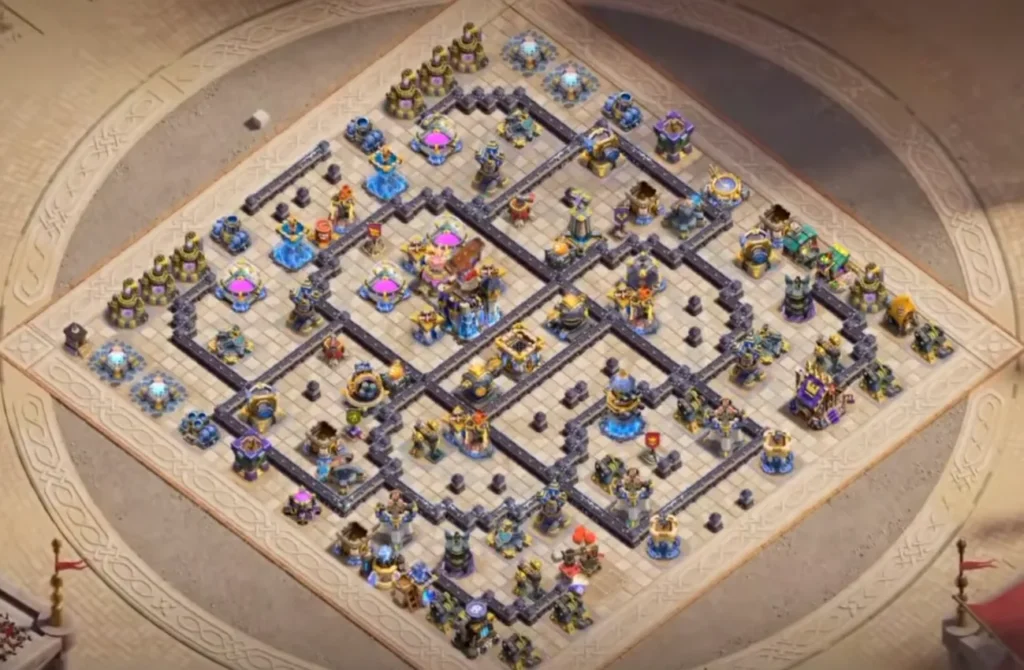 TH18 War Base with Cake-A-Pult — Anti 3 Star CWL Asymmetric Open Flank Clashiversary Layout (August 2026) + Copy Link