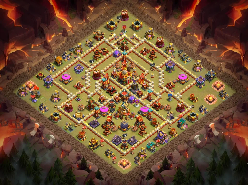 TH16 Centralized Anti-2 Star Ring War Base 2026