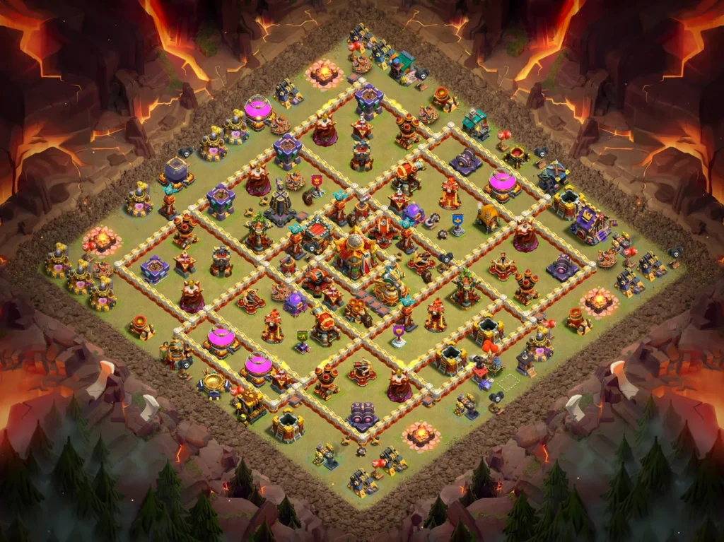 TH16 Centralized Anti-2 Star Box War Base 2026