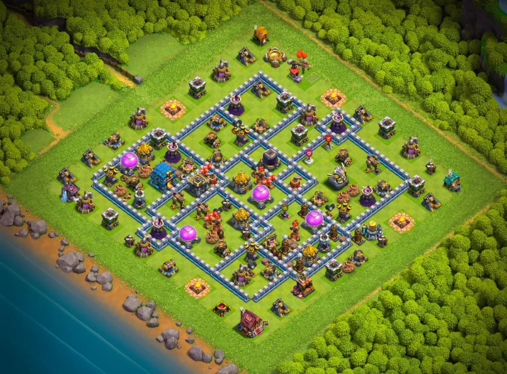 TH12 Defensive Farming Base: Strategic Loot Protection & Core Layout | Clash of Clans