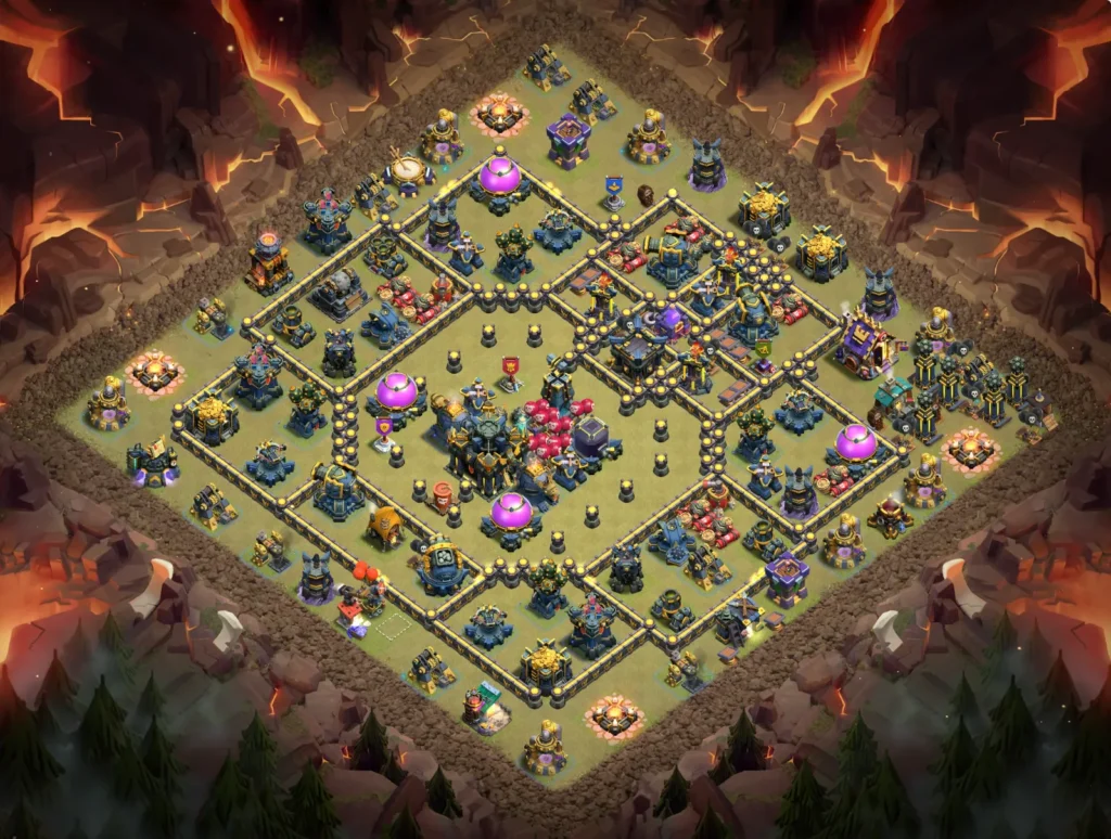 TH17 Square ring anti-2 star War base 2026