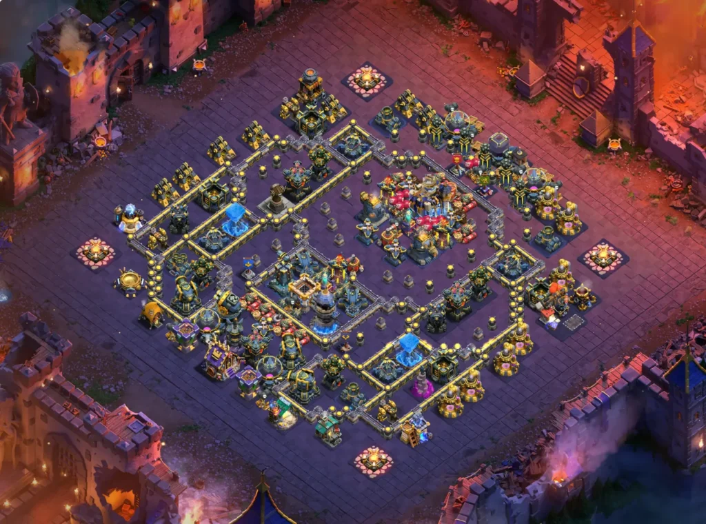 TH18 Asymmetrical anti-3 star War base 2026