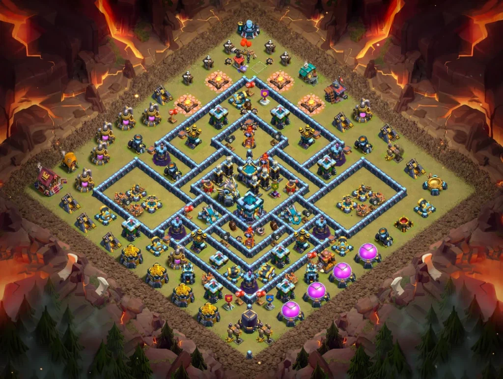 Pro TH13 Anti-3 Star War Base Design – Advanced Anti-Funnel Layout for CWL 2026