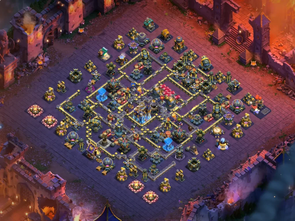 TH18 Square ring anti-2 star War base 2026