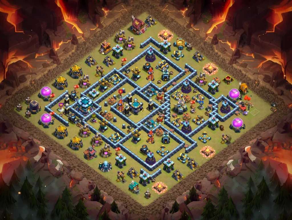 TH13 Anti-3 Star War Base: Offset Town Hall Layout for Competitive CWL 2026