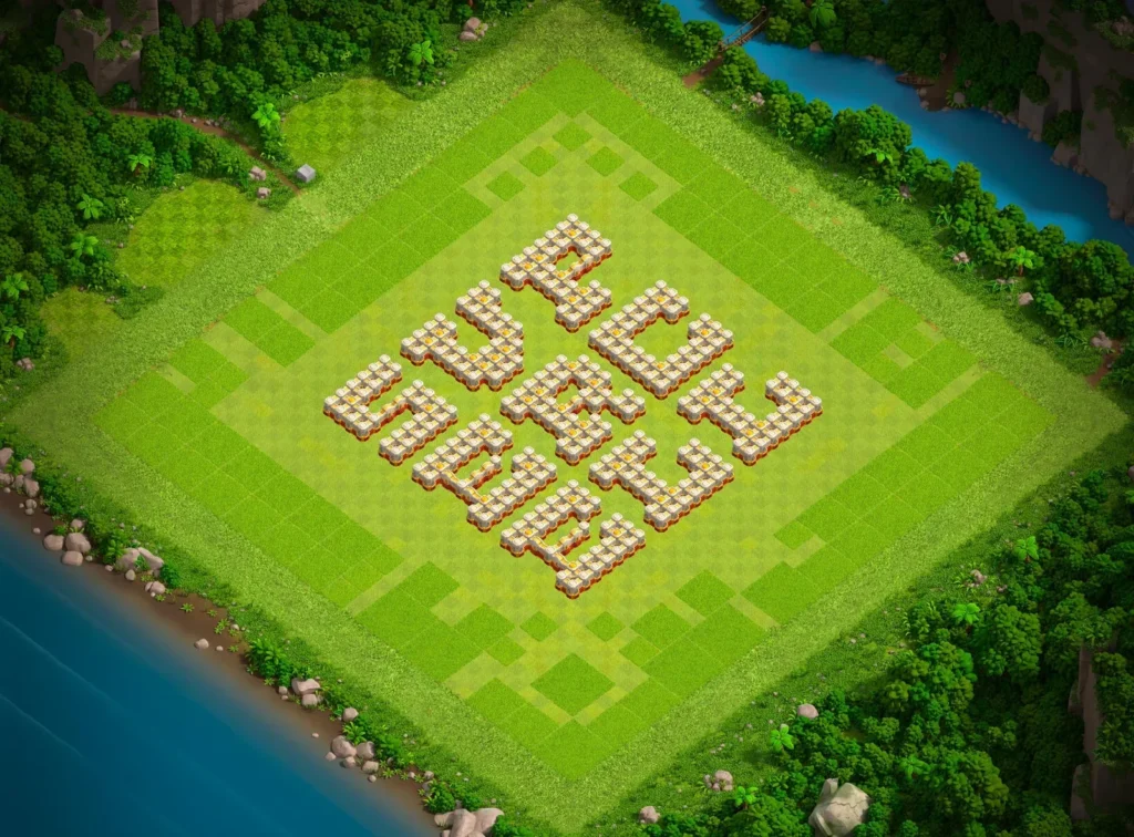 TH16 “SUPERCELL” Text Art Base Design
