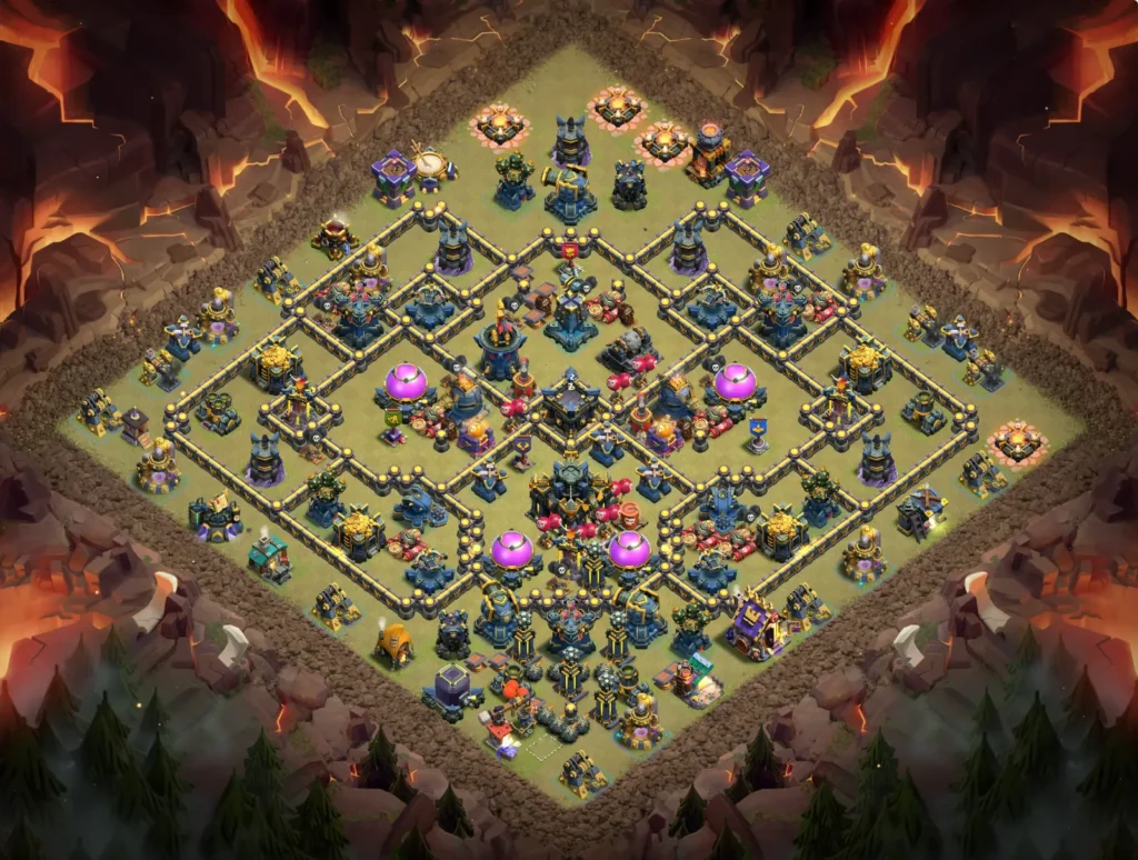 TH17 Diamond ring anti-2 star War base 2026