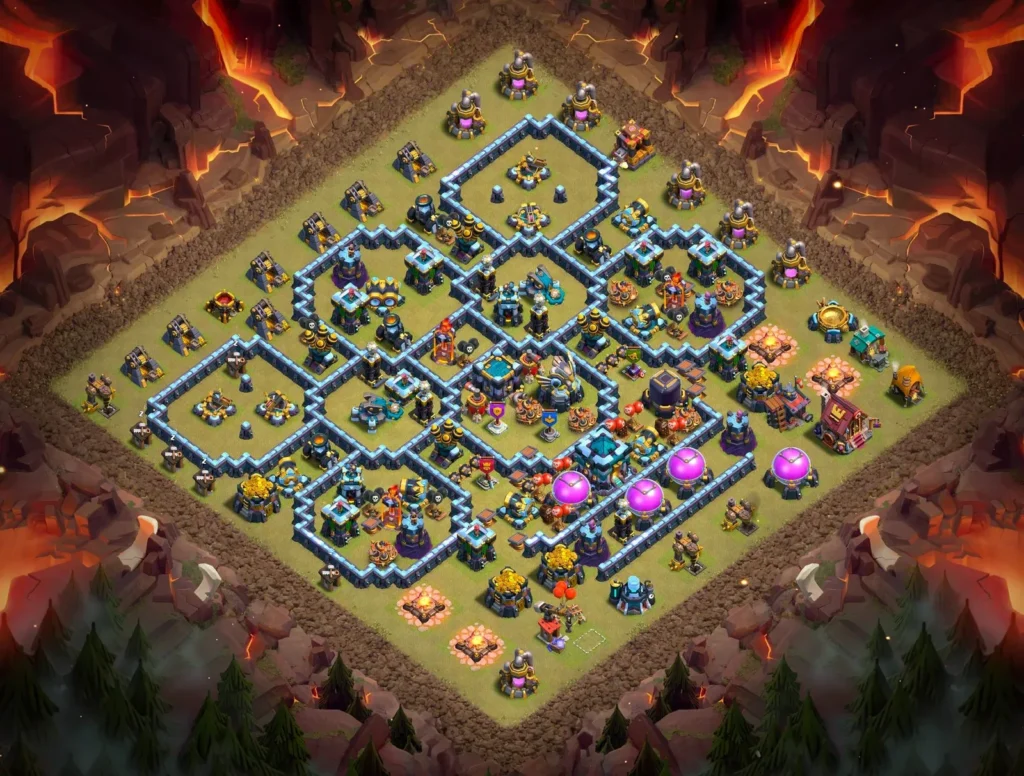 TH13 Anti-3 Star War Base: Complex Compartment Design for CWL 2026
