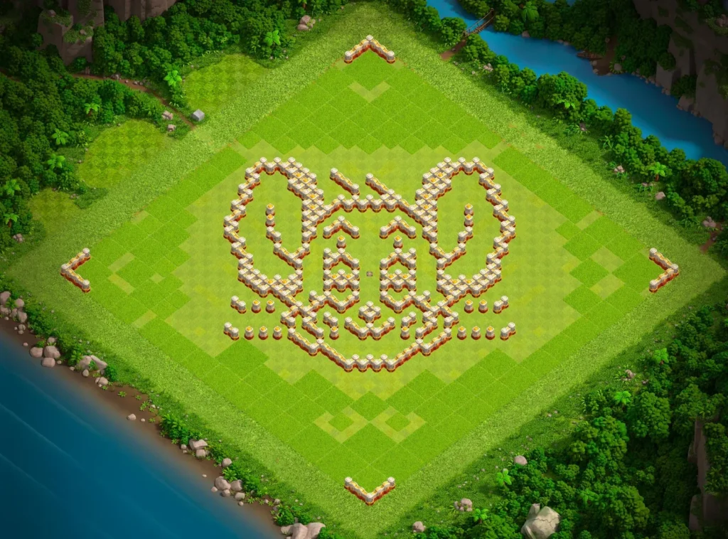 TH16 Jerry (Tom & Jerry) Art Base Design | Creative Clash of Clans Layout