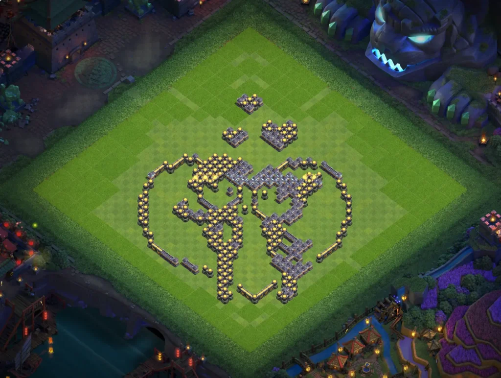 TH18 World Map / Earth in a Heart funny base