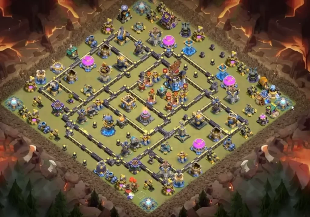 TH18 Ranked Base with Cake-A-Pult — Anti 3 Star Grid Compartment Clashiversary Layout (August 2026) + Copy Link