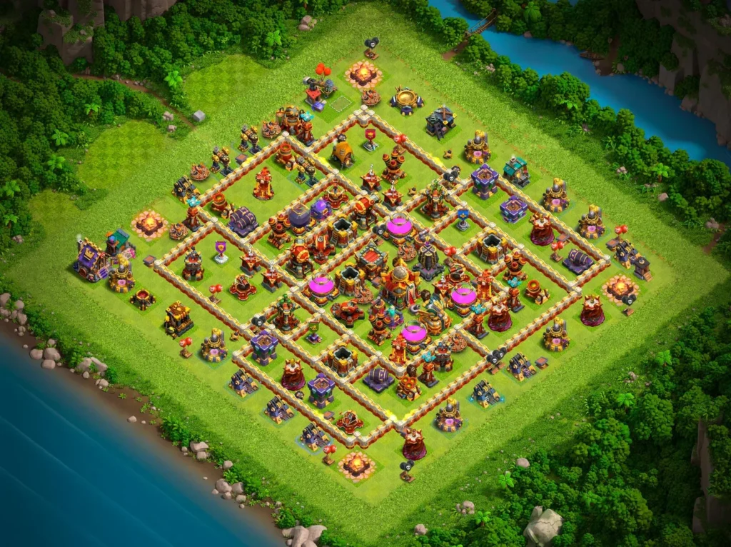 TH16 Farming Base: Recursive Compartment Grid
