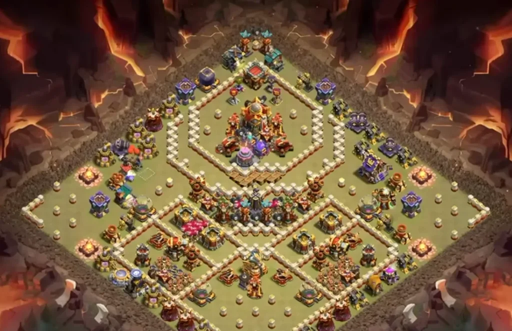 TH16 Ranked Base with Cake-A-Pult — Anti Ground Hexagon Core Clashiversary Layout (August 2026) + Copy Link