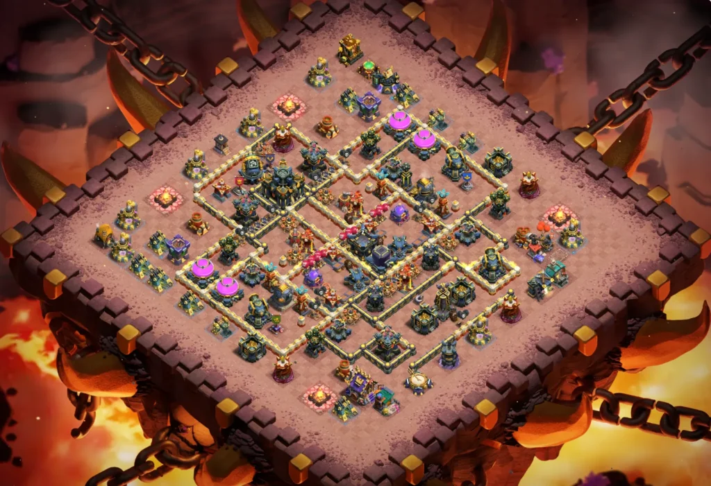 TH17 Ranked Base: Anti-3 Star Asymmetric Compartment Layout
