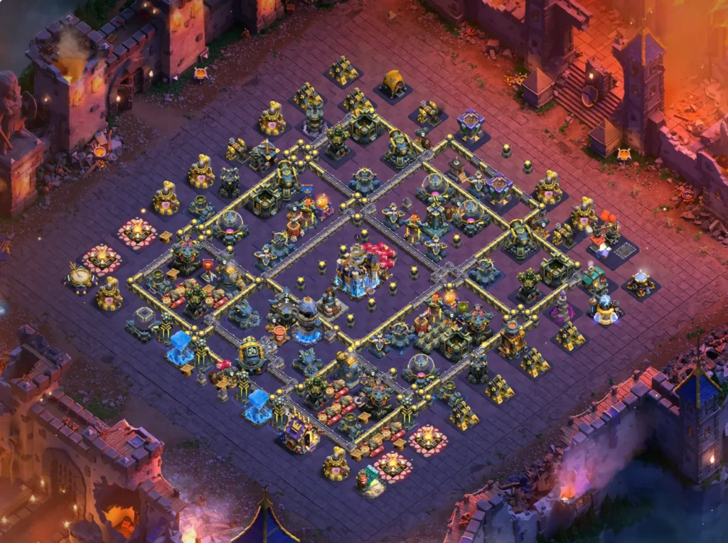 TH18 Square ring anti-2 star War base 2026