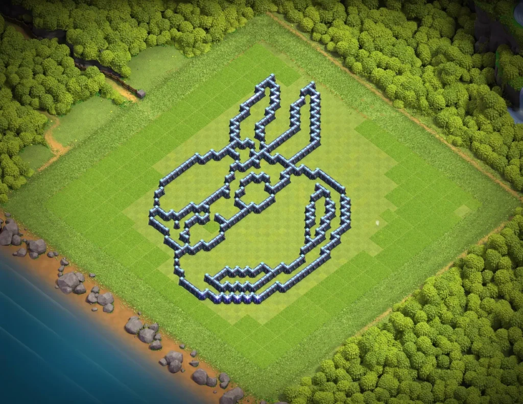 TH13 Ninja Turtle Art Base Design | Creative Clash of Clans Funny Troll Layout