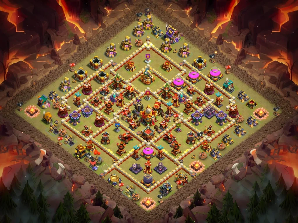 TH16 Diamond Anti-3 star War Base 2026
