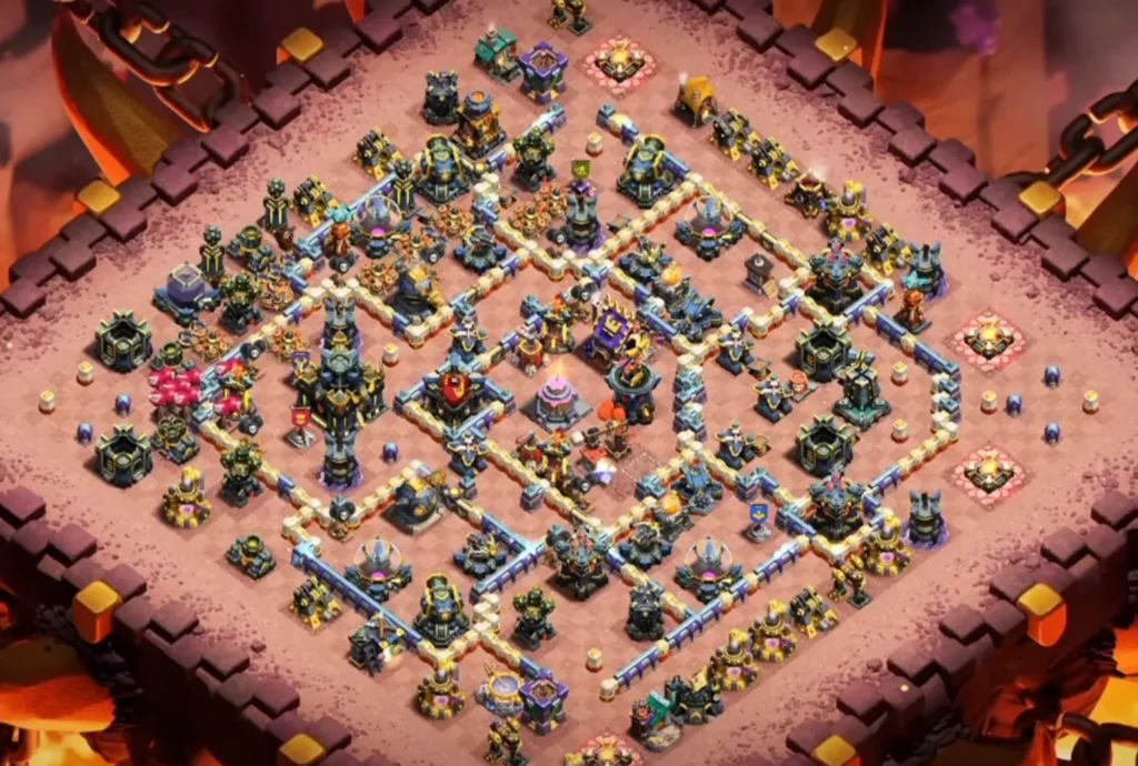 TH17 Ranked Base with Cake-A-Pult — Anti Air / Anti Electro Dragon Centralized Air Defense Ring Clashiversary Layout (August 2026) + Copy Link