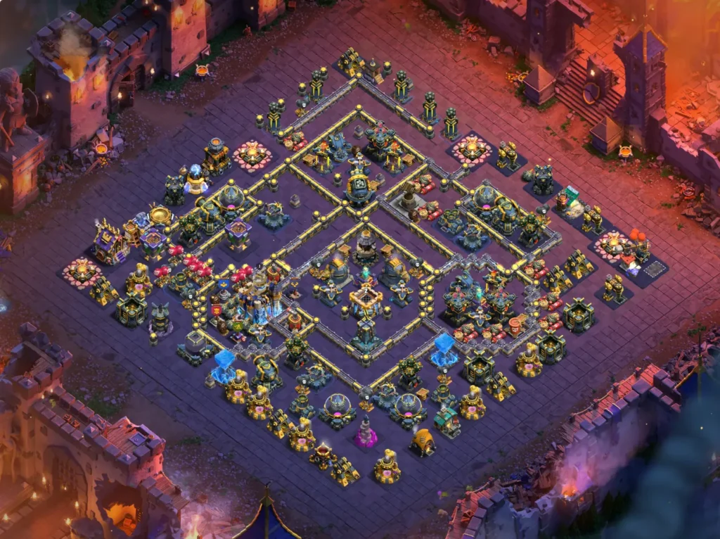 TH18 Asymmetrical anti-3 star War base 2026