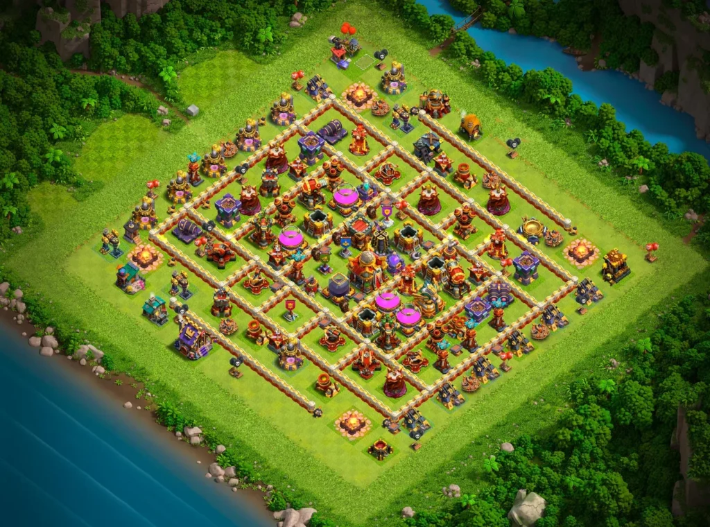 TH16 Farming Base: Recursive Compartment Layout