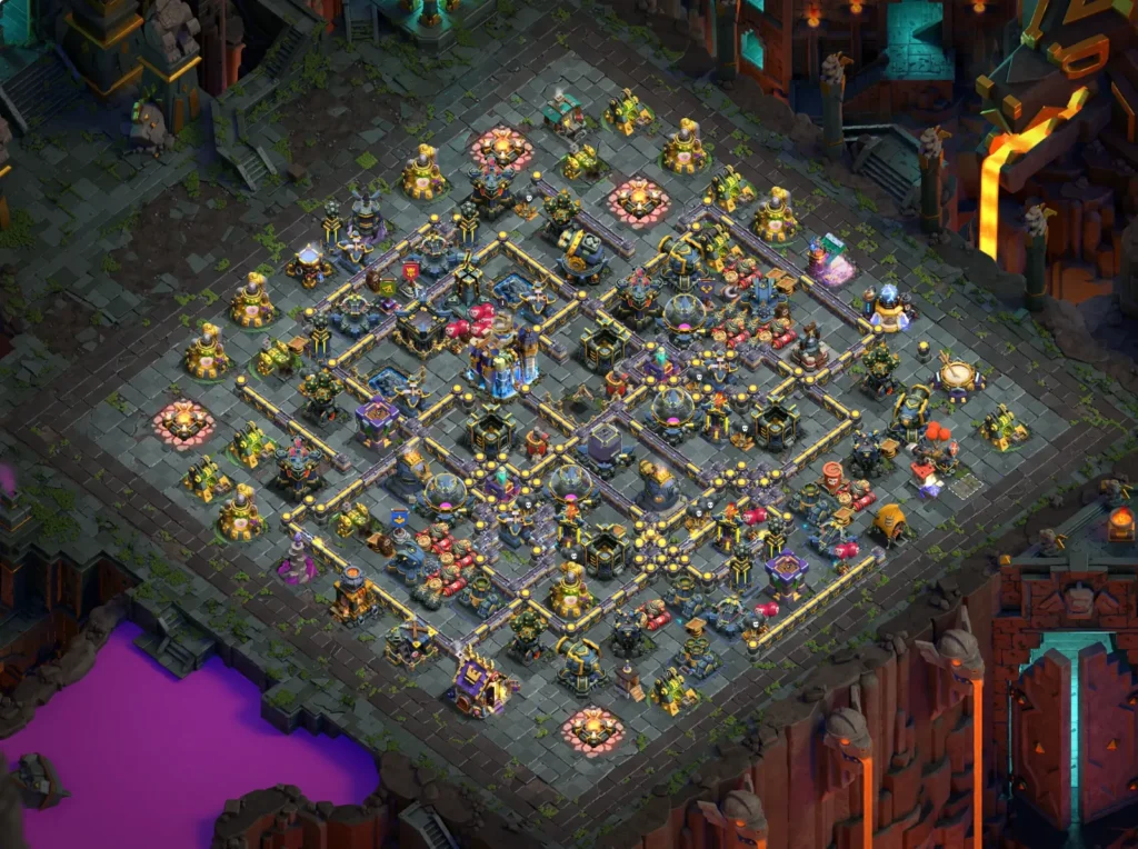 TH18 Farming Base: Asymmetric Modular Quadrant Layout