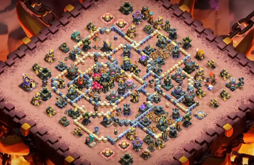 TH17 War Base with Cake-A-Pult — Anti Ground CWL Tight Wall Maze Clashiversary Crafted Defense Layout (August 2026) + Copy Link